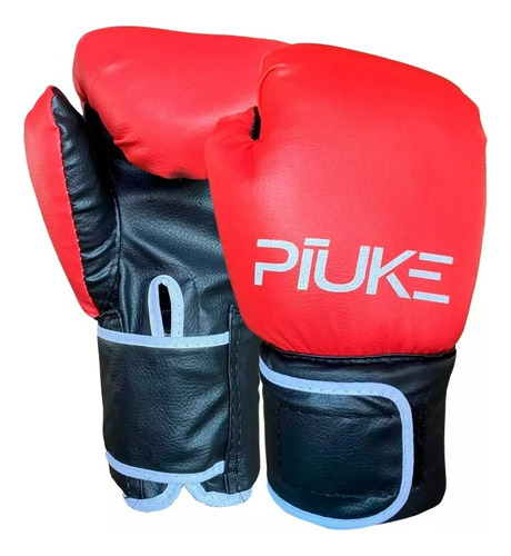 Guante Box Boxeo Sparring Kick Boxing Eco Cuero Ajustable