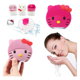 Limpiador Facial Eléctrico De Silicona Diseño De Hello Kitty