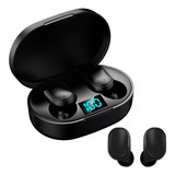 Fone De Ouvido Bluetooth 5.0 Sem Fio In-ear Usb Preto