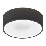 Plafon Taschibra Sushi Led Preto Fosco Decoração Escritório