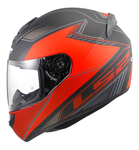 Cascos Moto Ls2 352 Kascal Cerrado Integral Mate Riderpro