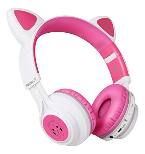 Producto Generico - Riwbox Auriculares Bluetooth, Ct-7 Con . Color White/pink