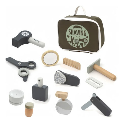 - Bolsa De Peluquería De Madera Para Niños