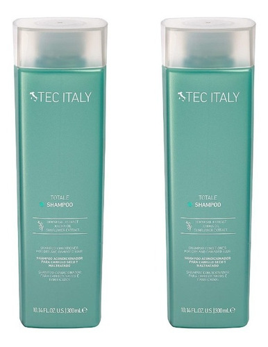 2 Shampoo Totale 300 Ml C/u Tec Italy