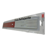 Cinta Reflejante Con Pegamento Rojo Y Blanco 6 Pzs