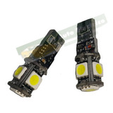 Par Focos Pellisco T10 5 Led Smd 5050 Estrobo Varios Colores