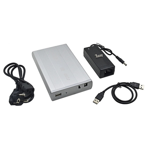 Caja Externa Metalica Usb 2.0 Para De Disco Duro Sata 3.5  