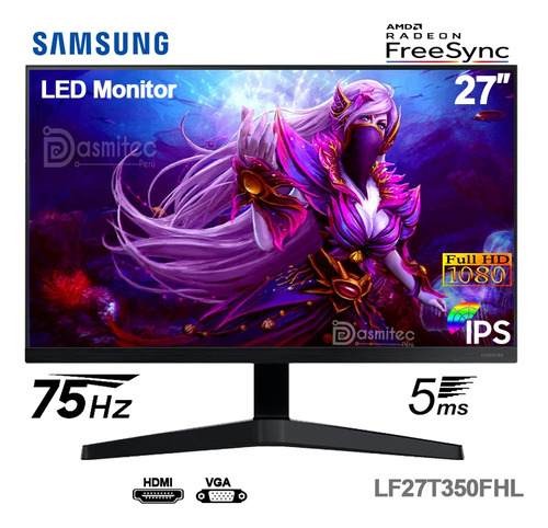 Monitor Samsung 24 Full Hd 75hz Ips T350fhl Con Freesync