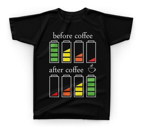 Camiseta Camisa Tecnologia Bateria Café Battery Coffe - R02