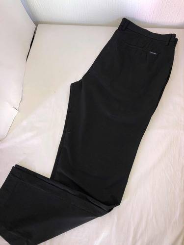 Calvin Klein Caballero Pantalón Gabardina 38x32 Slim Stretch