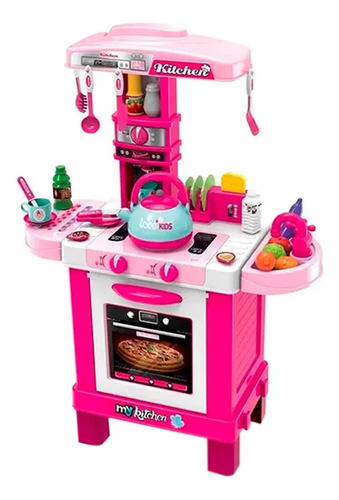 Cocina Chef Grande Para Niñas 54x87cm Accesorios 