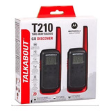 Radio Motorola T210 Kit Com Dois