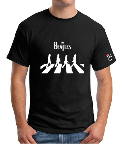 The Beatles. Abbey Road. Remera Algodón Premium. Habibis