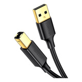 Cabo Impressora Usb 2.0 Ugreen Tipo A Para Tipo B 1.5metro