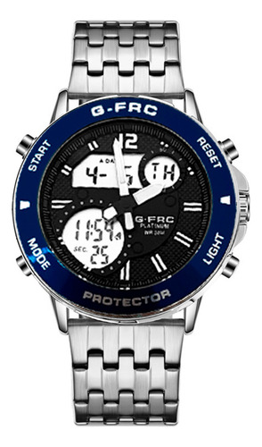 Reloj G-force Original Al175 Digital Acero Hombre + Estuche