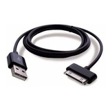 Cabo Carregador Usb P/ Samsung Tablet P7300 P7310 P7510 Cor Preto