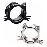 Expansores Para Oreja De Gato, Expansor Con Forma De Gato 1p