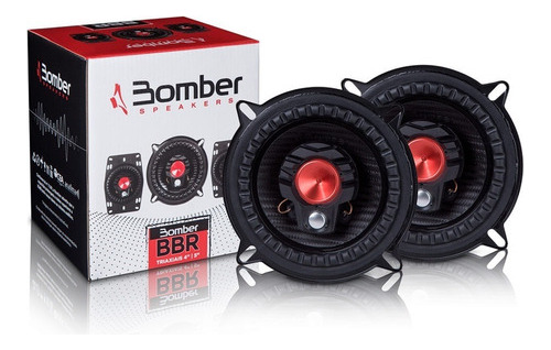 Par Bomber Alto Falantes 5 Polegadas Triaxial Bbr 50w Rms