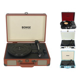 Tocadiscos Vintage Portatil Bluetooth Bvsc-550bt Negro