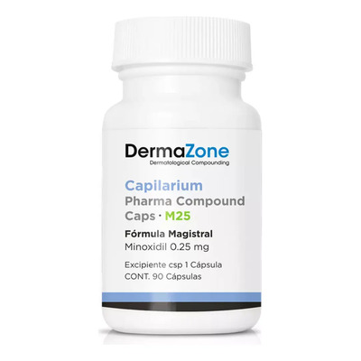 Dermazone Capilarium Minoxidil M25 0.25mg - 90 Cápsulas | Envío gratis