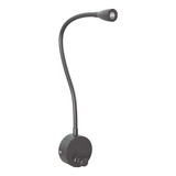 Lámpara De Pared Dirigible Led 1.6w Luz Neutra Negro Magg