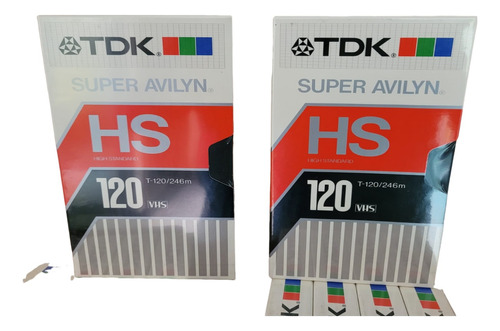 Fitas Vhs Tdk T-120/246 Super Avilyn Made In Japan 1985 
