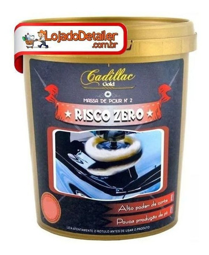 Massa De Polir N2 Risco Zero - Cadillac - 3,6kg