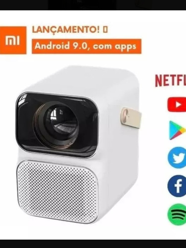 Projetor Xiaomi Wanbo T6 Max 1080p Android Apps 5000lm 4k