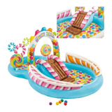 Piscina Infantil Playground Candy Zone 206 Litros Intex 12x