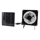 Ventilador De Panel Solar Mini Usb Con Refrigeración Portáti