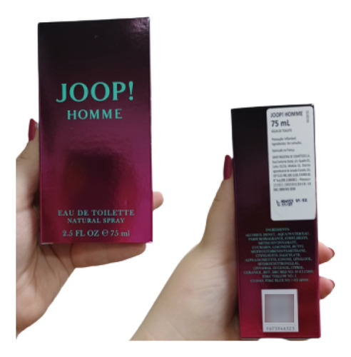 Perfume Importado Joop! Homme Edt 75 ml Masculino Original 