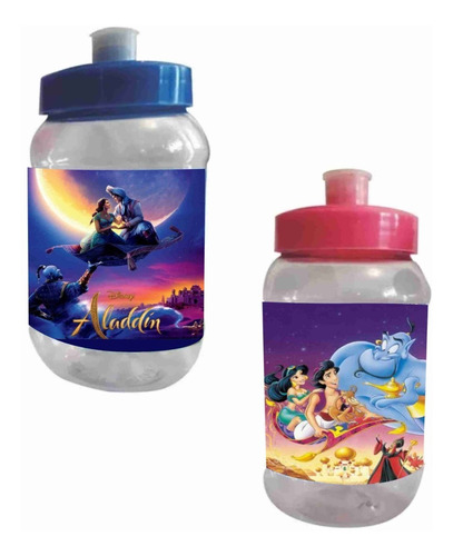 30 Cilindros Para Fiestas Personalizados Aladin Vasos  