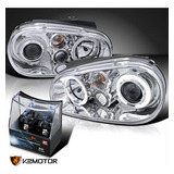 Fit 1999-2005 Vw Golf Gti R32 Mk4 Clear Projector Headli Zzf