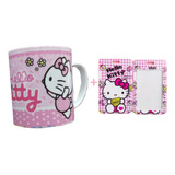 Taza Hello Kitty Kuromi + Tarjeta Porta Sube Oferta,