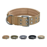 Collar Militar Ajustable Para Perros Medianos Y Grandes Con 