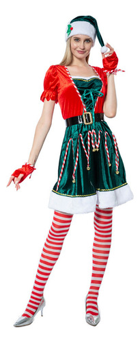 Vestido De Fiesta De Los Elfos De Navidad, Vestidos De Mujer