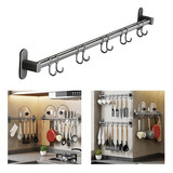 Soporte Para Utensilios, Colgador De Pared Con Ganchos, Para