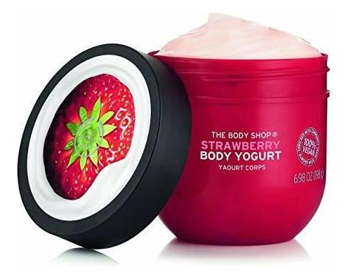 El Cuerpo De Yogur De Fresa Body Shop, 48hr Crema Hidratante