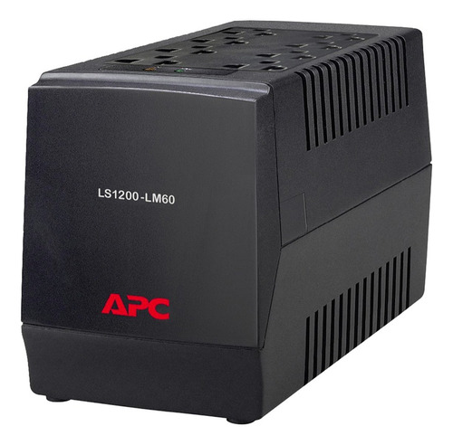 Regulador De Voltaje Apc Ls1200-lm60 1200va 600w 8 Tomas