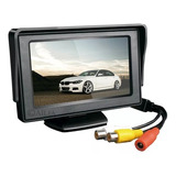 Tela Automotiva Lcd 4,3' Mini Monitor Entrada Dvd Cam Ré