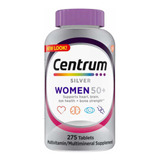 Centrum Mulher Women Silver 275 Cápsulas 50+ Importado