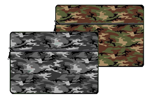 Funda Notebook Neoprene Premium Cierre 14 / 15 | Camo Urbano