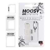 Adaptador De Chip Micro Sim E Nano Sim Chave Noosy Branco..