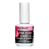 Rubber Gel Sellador Mia Secret Pink Peony 15ml Color Rosado Peony