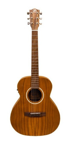 Guitarra Electroacustica Ga-38-maho-q Bamboo Incluye/funda 