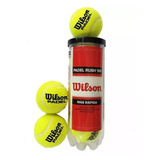 Tubo Pelotas Wilson Padel Rush 100 Pelotitas Balls Paddle Tenis X3 Profesional