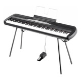 Piano Digital 88 Teclas Korg Sp280 Con Pedal Y Soporte