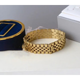 Bracelete De Grife De Luxo  - Ouro- Dourado 3