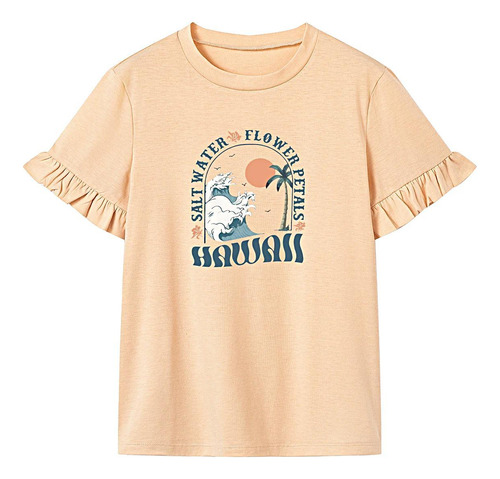 Camiseta Para Mujer, Ropa De Verano, Elegante, Básica, Para