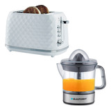 Set Blaupunkt Tostadora Diamond Dlx + Exprimidor Juicer 700